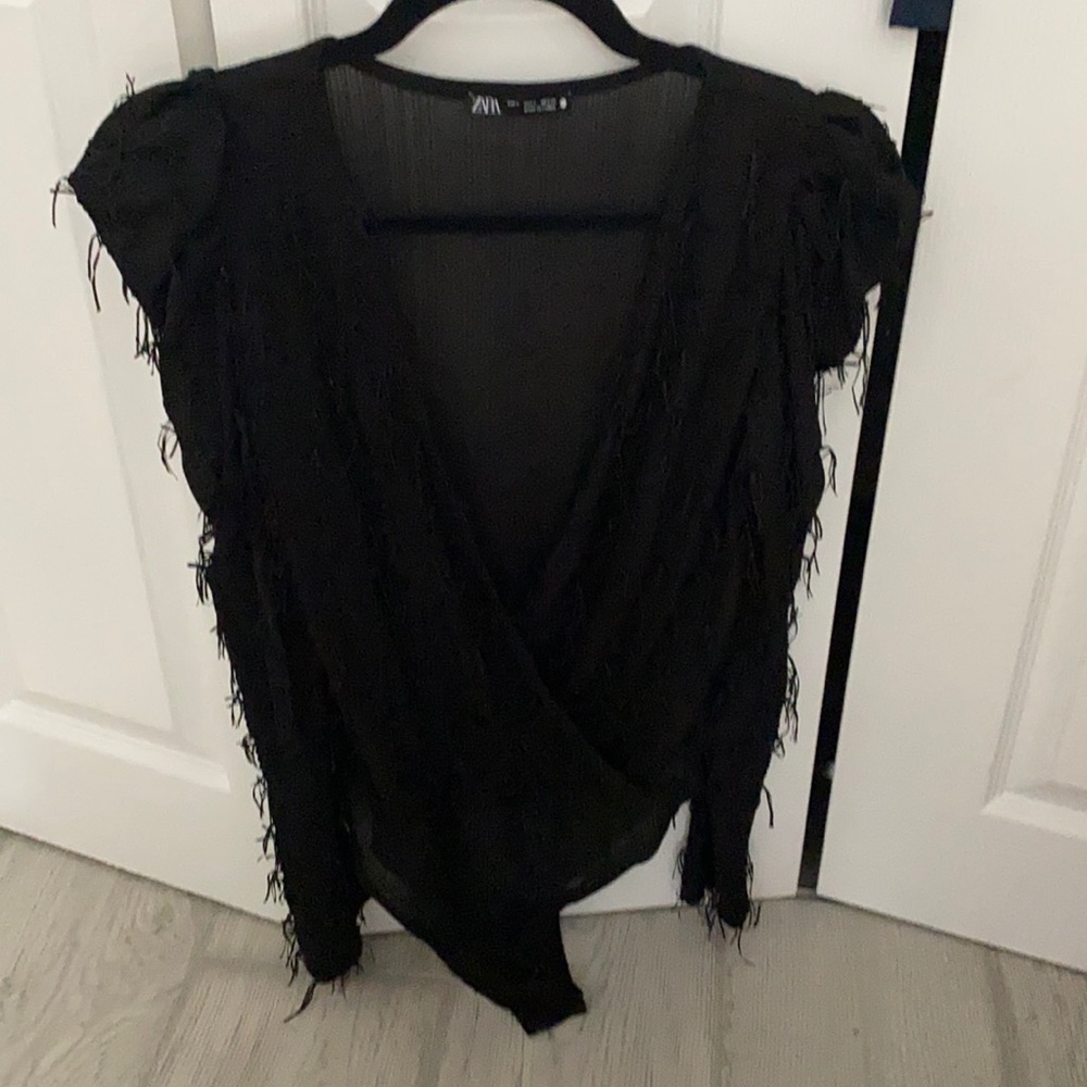 Zara Feather Bodysuit